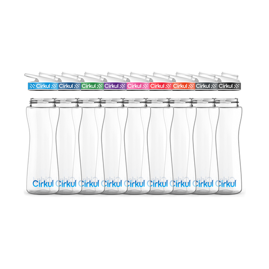 22oz. Plastic Bottle & Comfort Grip Lid - 92V9
