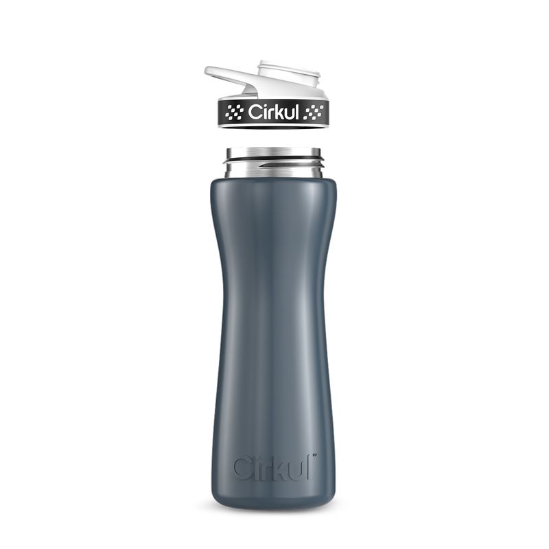 22oz. Stainless Steel Bottle & Comfort Grip Lid - I41J
