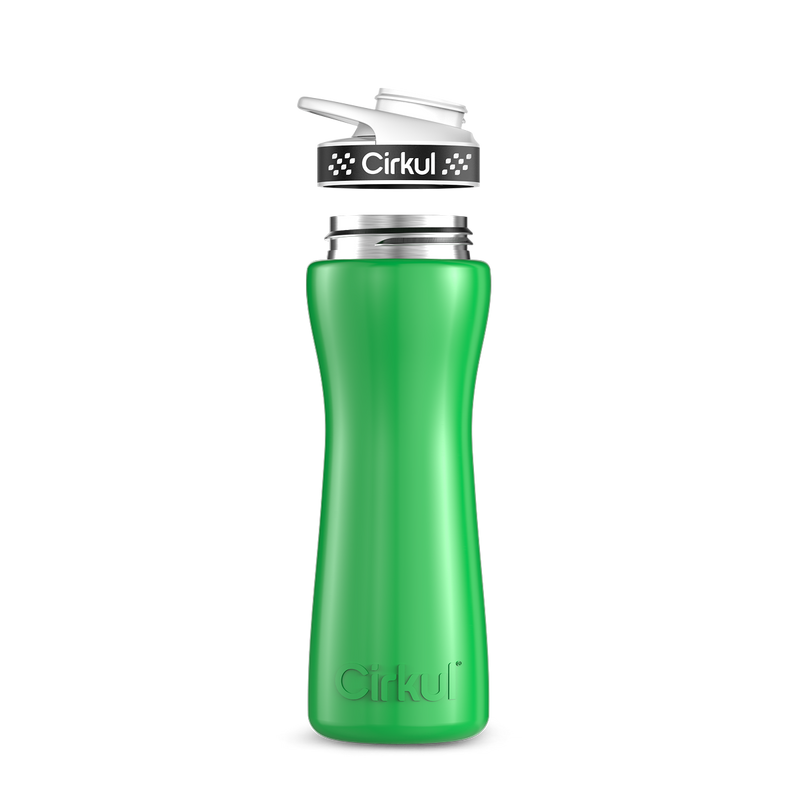 22oz. Stainless Steel Bottle & Comfort Grip Lid - I41J