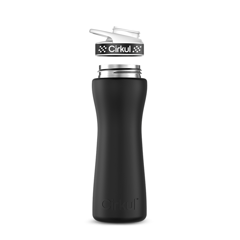 22oz. Stainless Steel Bottle & Comfort Grip Lid - I41J