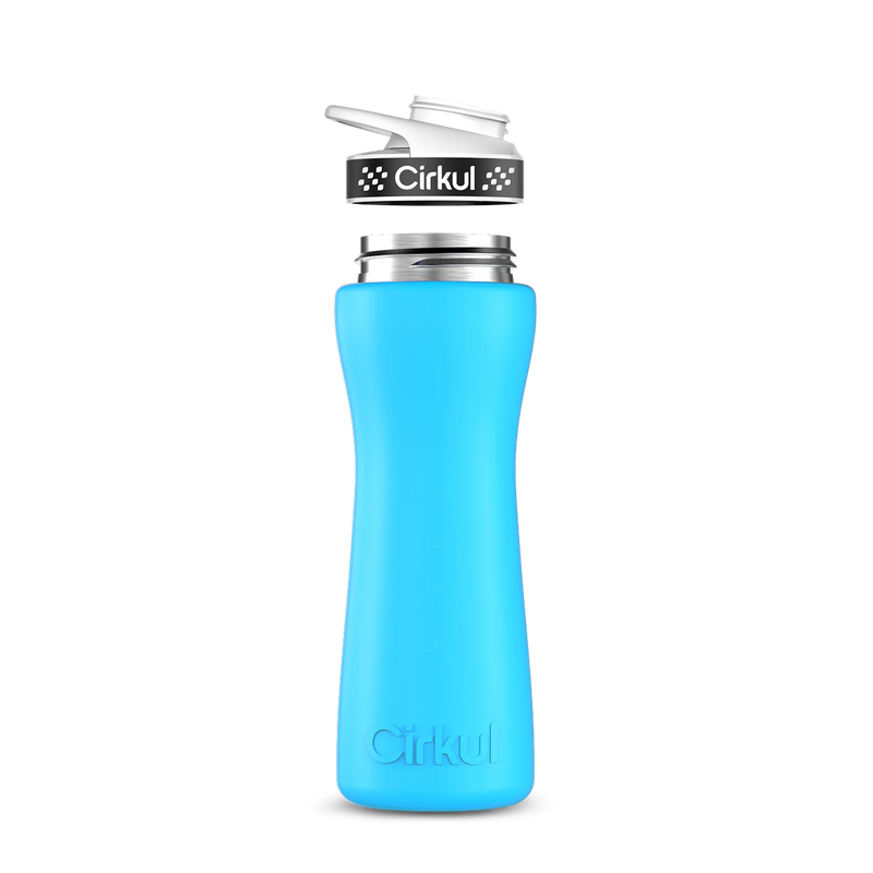 22oz. Stainless Steel Bottle & Comfort Grip Lid - I41J
