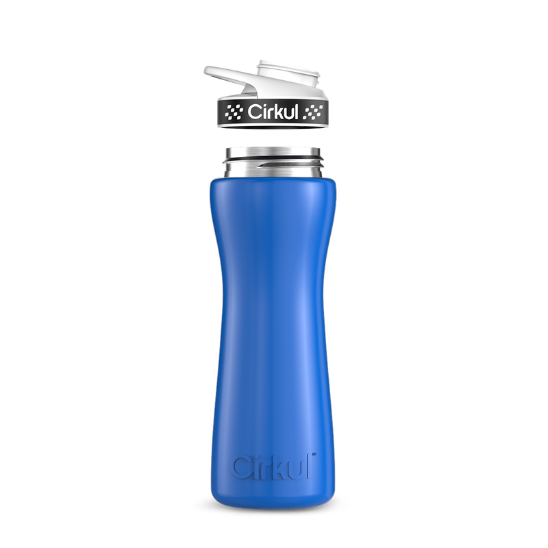 22oz. Stainless Steel Bottle & Comfort Grip Lid - I41J