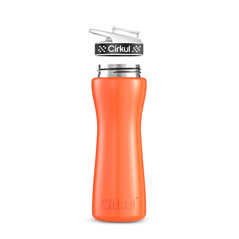 22oz. Stainless Steel Bottle & Comfort Grip Lid - I41J