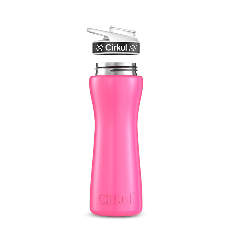 22oz. Stainless Steel Bottle & Comfort Grip Lid - I41J