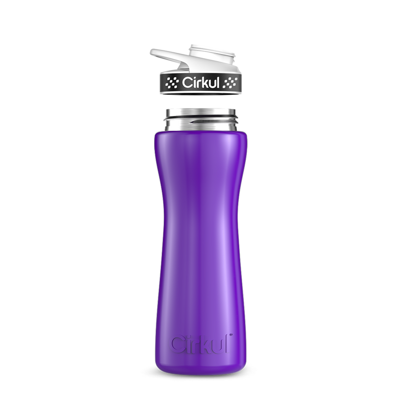 22oz. Stainless Steel Bottle & Comfort Grip Lid - I41J