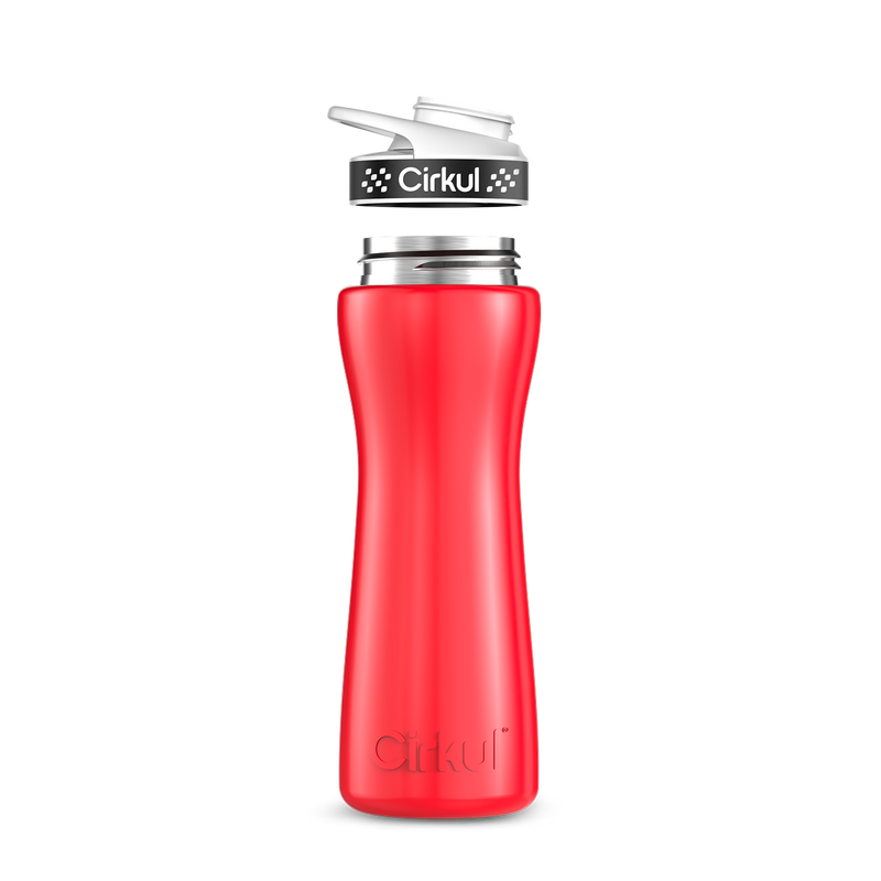 22oz. Stainless Steel Bottle & Comfort Grip Lid - I41J