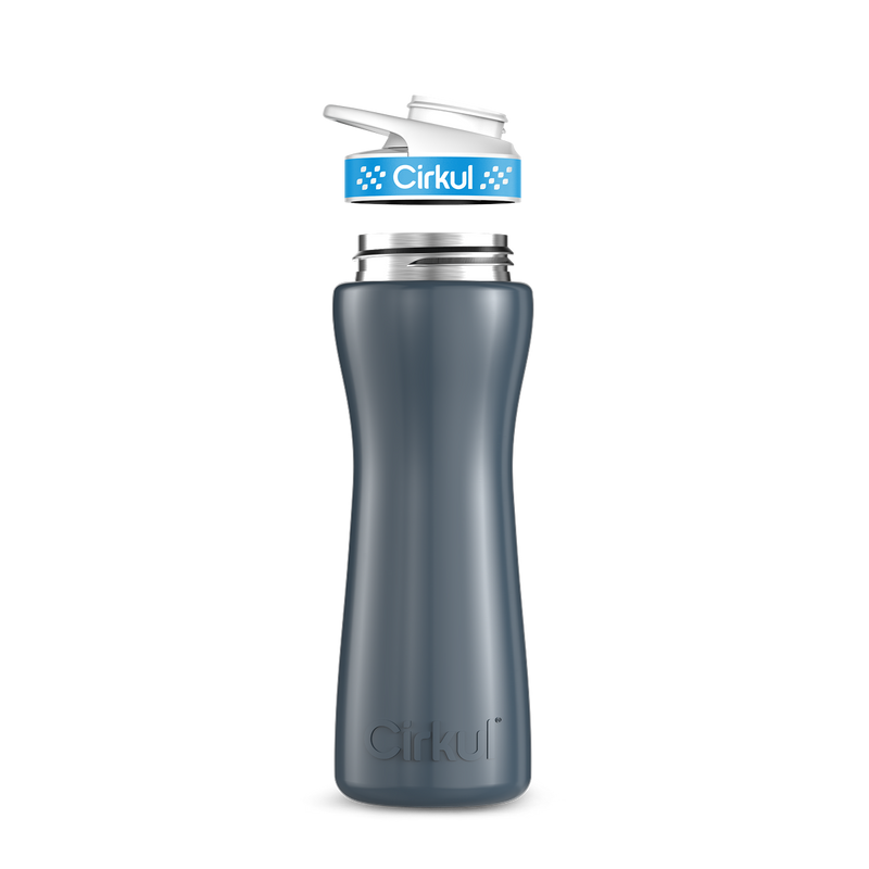 22oz. Stainless Steel Bottle & Comfort Grip Lid - I41J