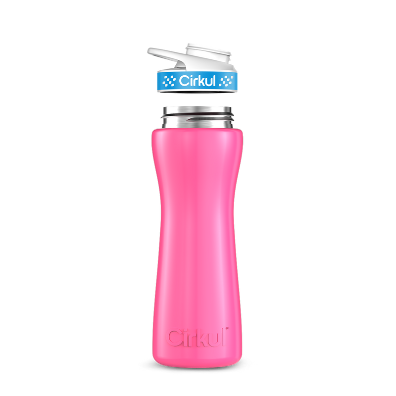 22oz. Stainless Steel Bottle & Comfort Grip Lid - I41J