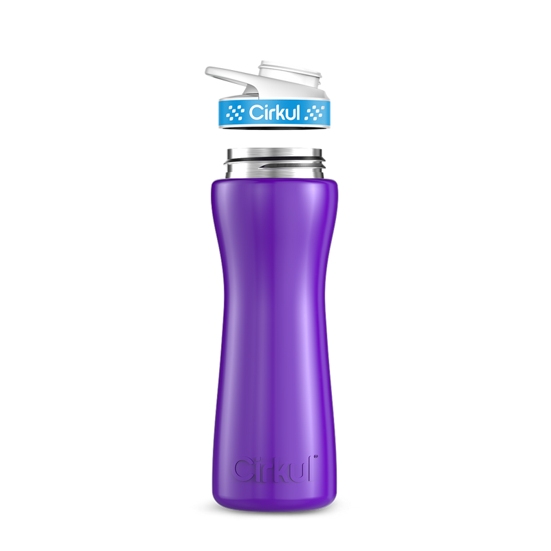 22oz. Stainless Steel Bottle & Comfort Grip Lid - I41J