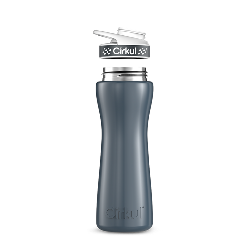 22oz. Stainless Steel Bottle & Comfort Grip Lid - I41J