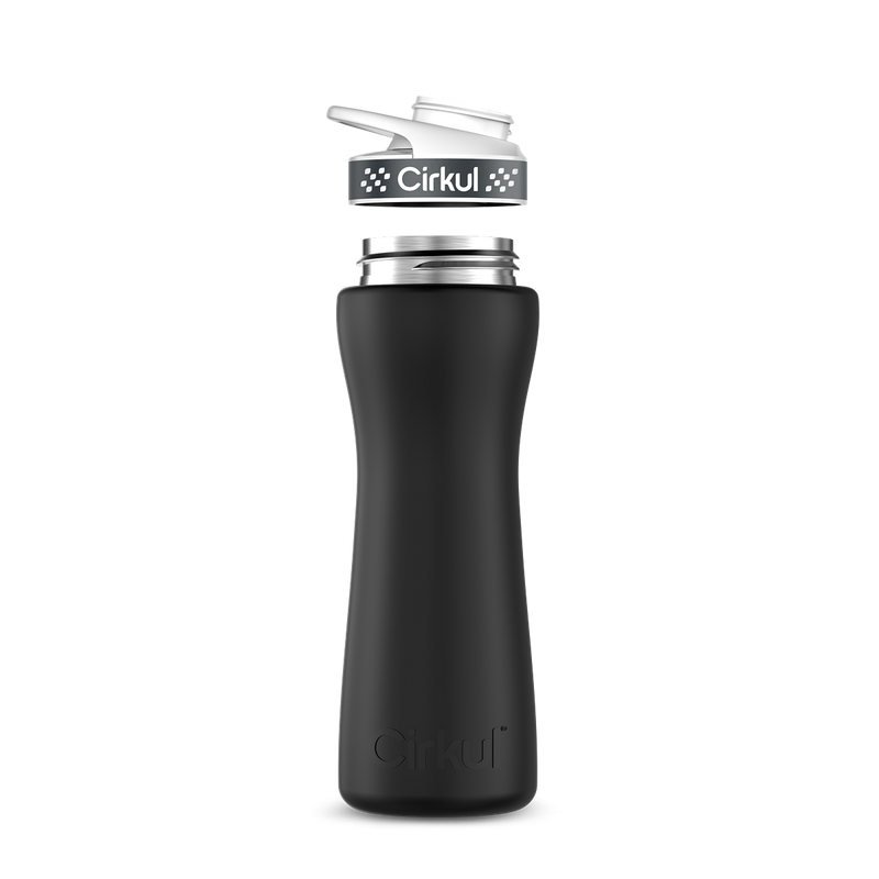 22oz. Stainless Steel Bottle & Comfort Grip Lid - I41J