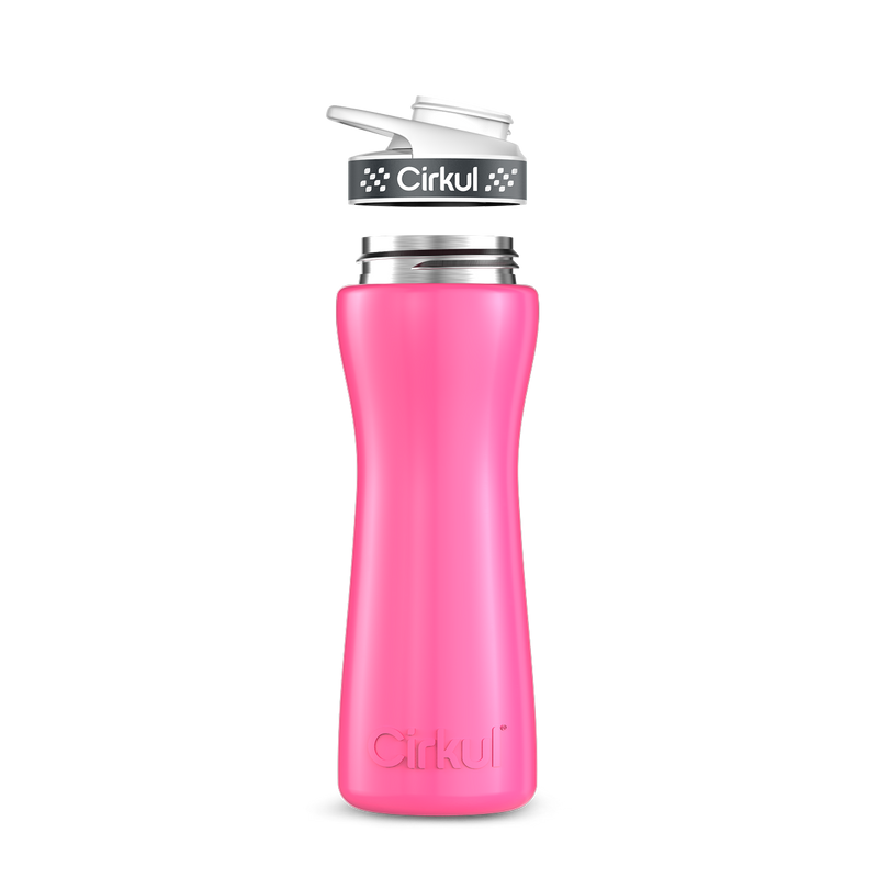 22oz. Stainless Steel Bottle & Comfort Grip Lid - I41J