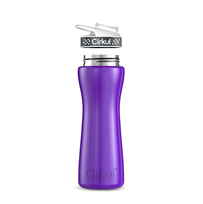 22oz. Stainless Steel Bottle & Comfort Grip Lid - I41J