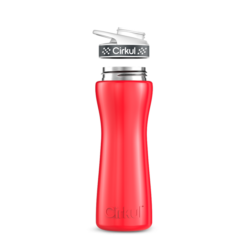 22oz. Stainless Steel Bottle & Comfort Grip Lid - I41J