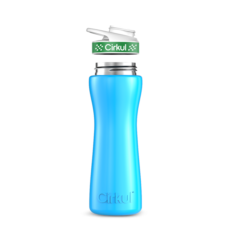 22oz. Stainless Steel Bottle & Comfort Grip Lid - I41J
