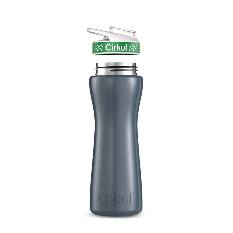 22oz. Stainless Steel Bottle & Comfort Grip Lid - I41J