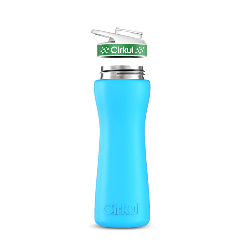 22oz. Stainless Steel Bottle & Comfort Grip Lid - I41J