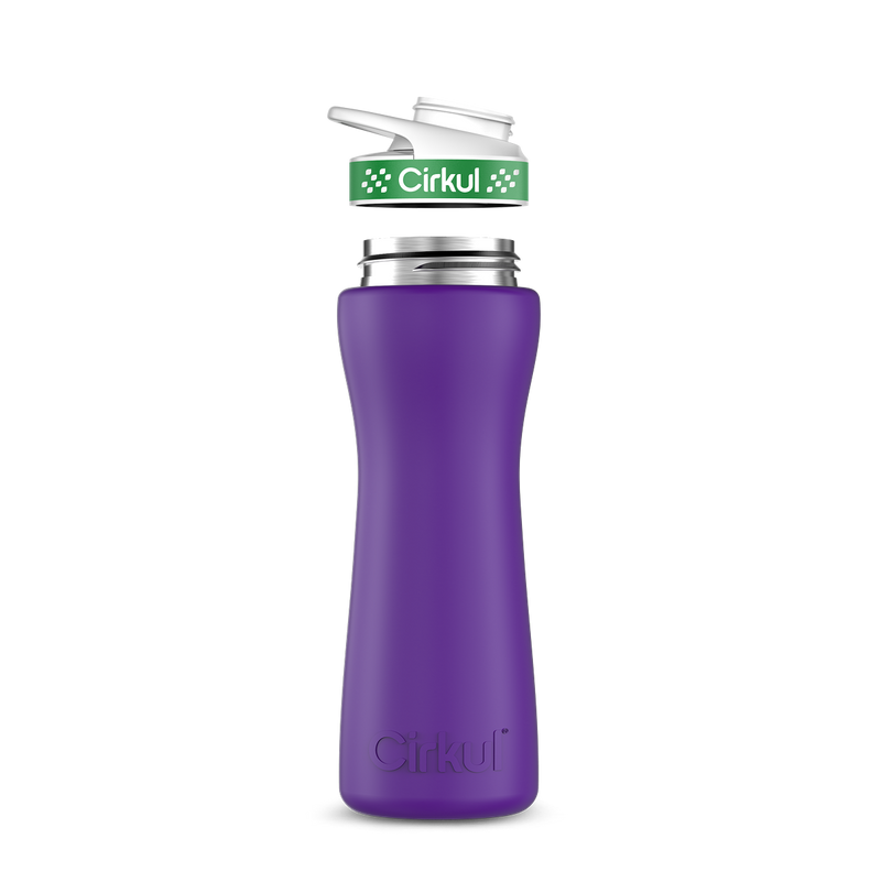 22oz. Stainless Steel Bottle & Comfort Grip Lid - I41J