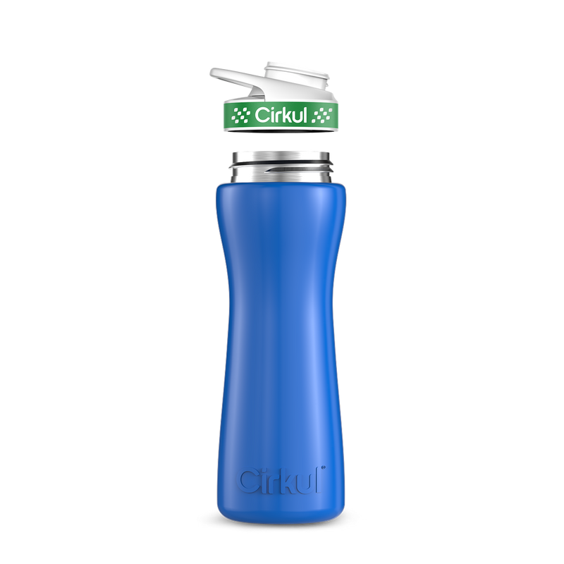 22oz. Stainless Steel Bottle & Comfort Grip Lid - I41J