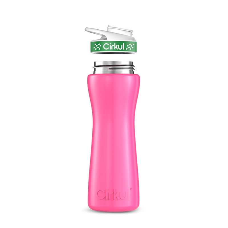 22oz. Stainless Steel Bottle & Comfort Grip Lid - I41J