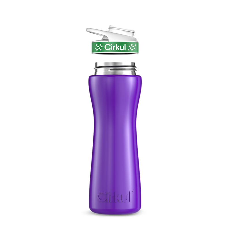22oz. Stainless Steel Bottle & Comfort Grip Lid - I41J