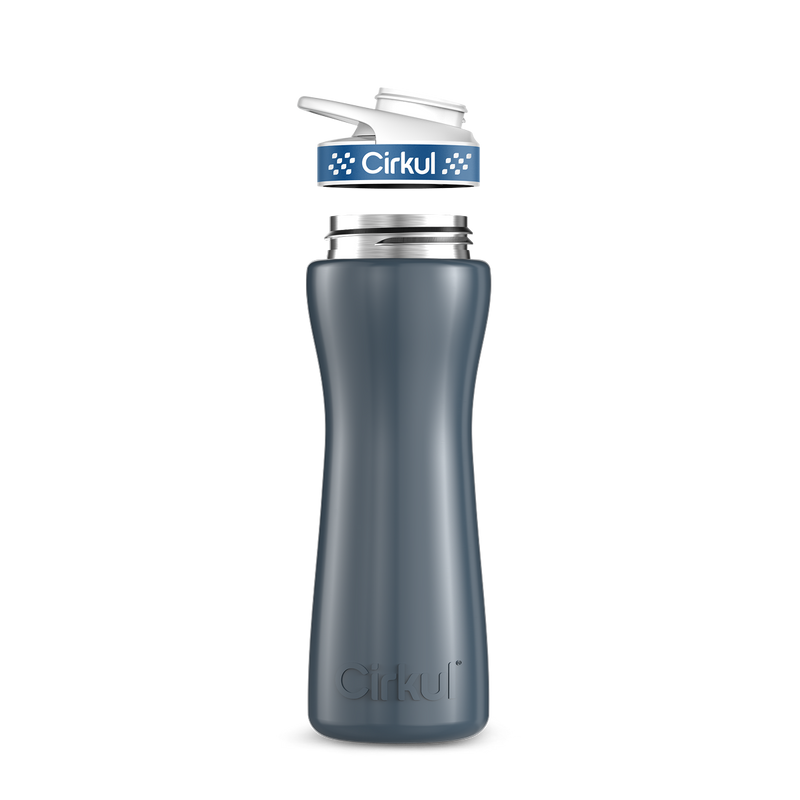 22oz. Stainless Steel Bottle & Comfort Grip Lid - I41J