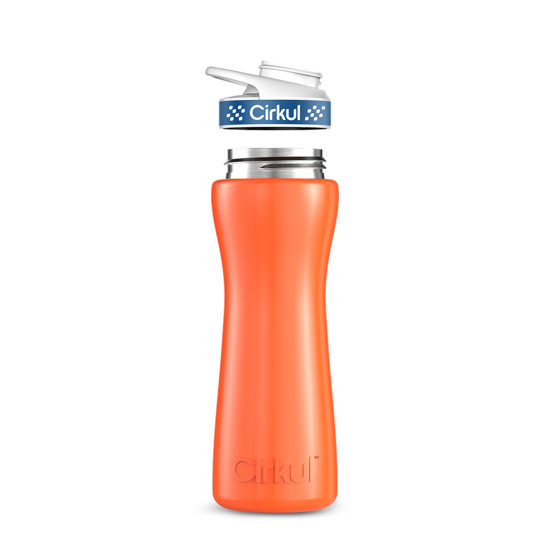 22oz. Stainless Steel Bottle & Comfort Grip Lid - I41J