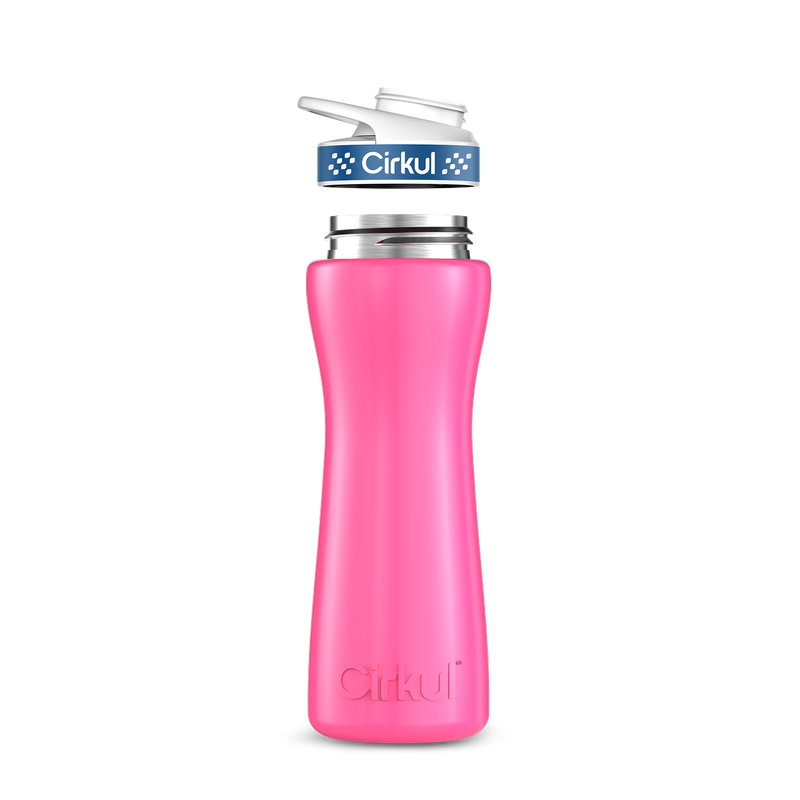 22oz. Stainless Steel Bottle & Comfort Grip Lid - I41J