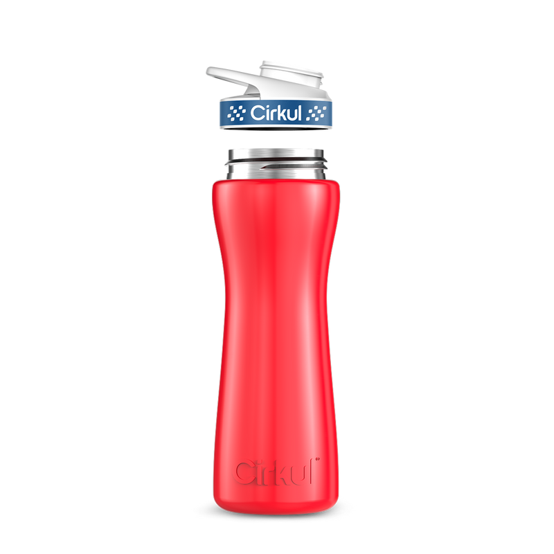 22oz. Stainless Steel Bottle & Comfort Grip Lid - I41J