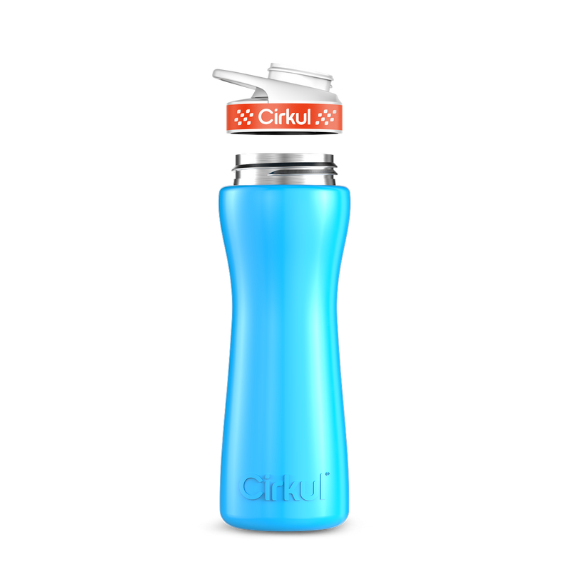 22oz. Stainless Steel Bottle & Comfort Grip Lid - I41J