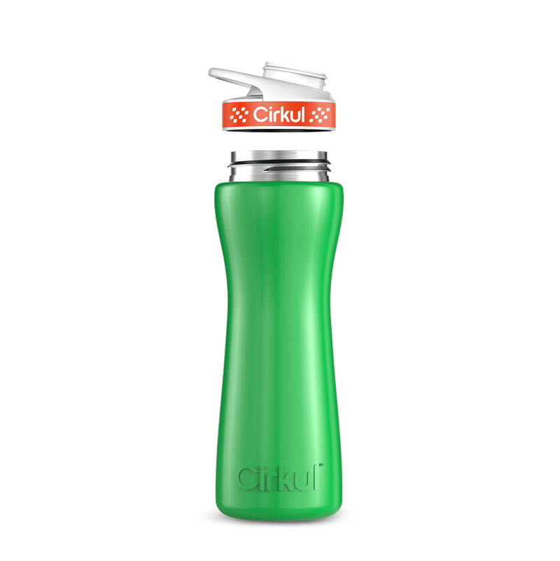 22oz. Stainless Steel Bottle & Comfort Grip Lid - I41J