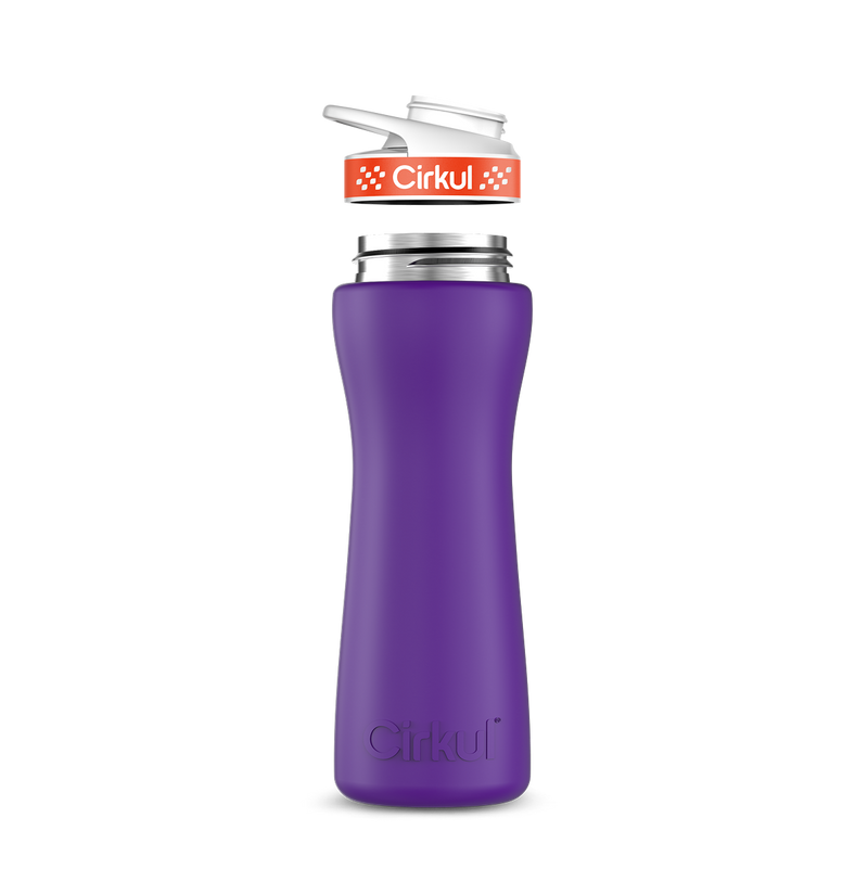 22oz. Stainless Steel Bottle & Comfort Grip Lid - I41J