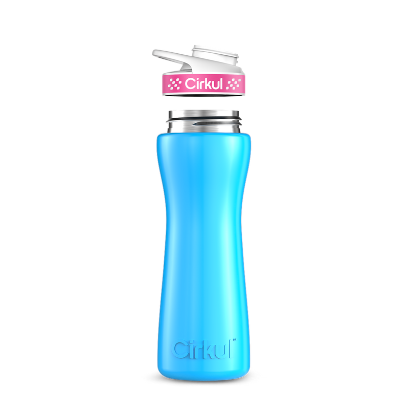 22oz. Stainless Steel Bottle & Comfort Grip Lid - I41J