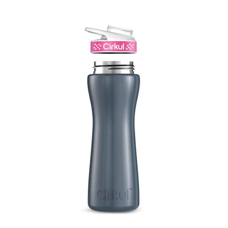 22oz. Stainless Steel Bottle & Comfort Grip Lid - I41J
