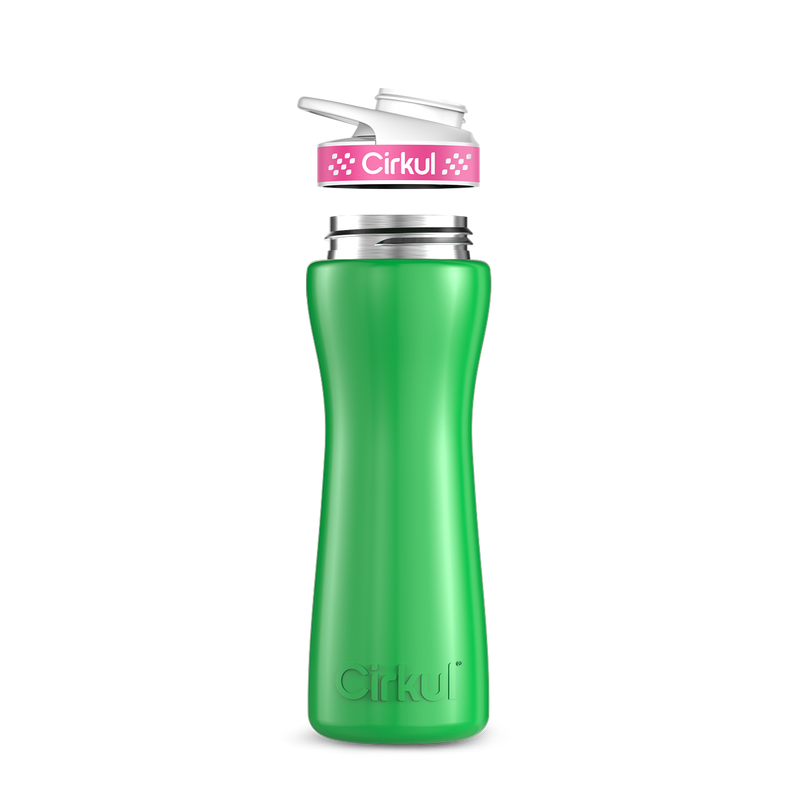 22oz. Stainless Steel Bottle & Comfort Grip Lid - I41J