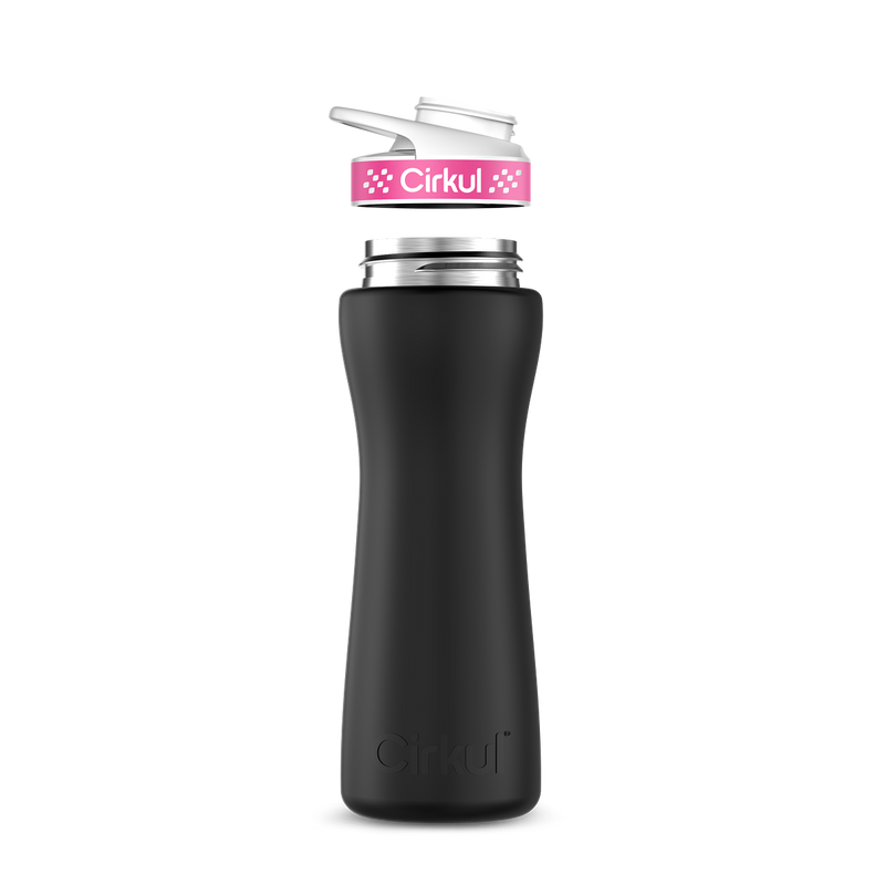 22oz. Stainless Steel Bottle & Comfort Grip Lid - I41J