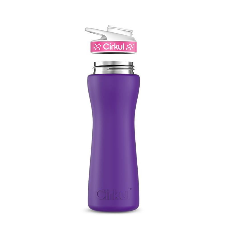 22oz. Stainless Steel Bottle & Comfort Grip Lid - I41J