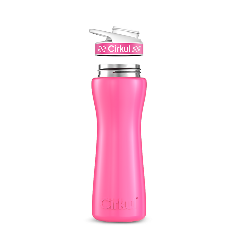 22oz. Stainless Steel Bottle & Comfort Grip Lid - I41J