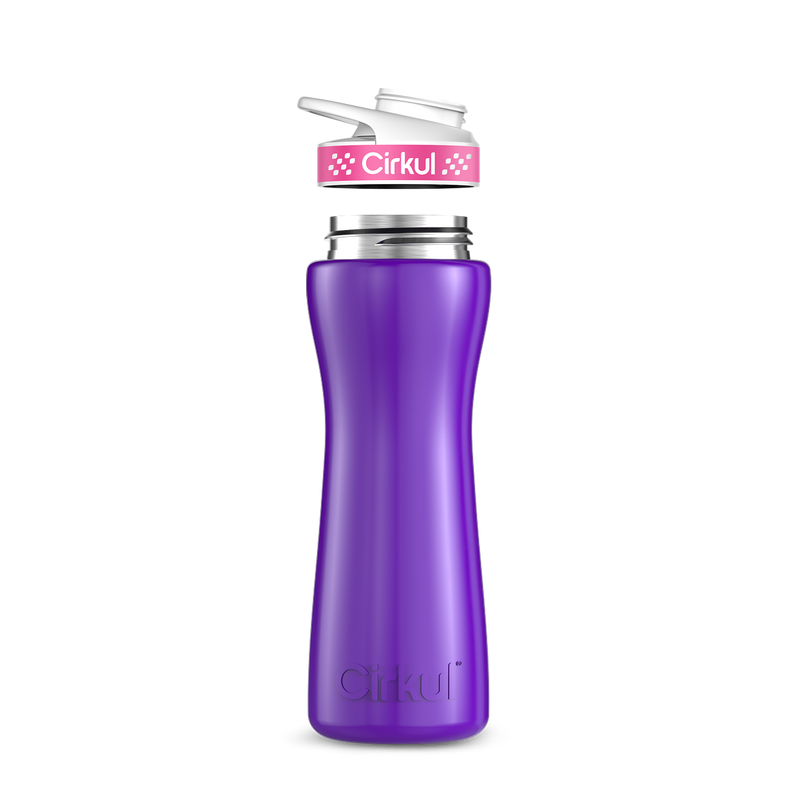 22oz. Stainless Steel Bottle & Comfort Grip Lid - I41J