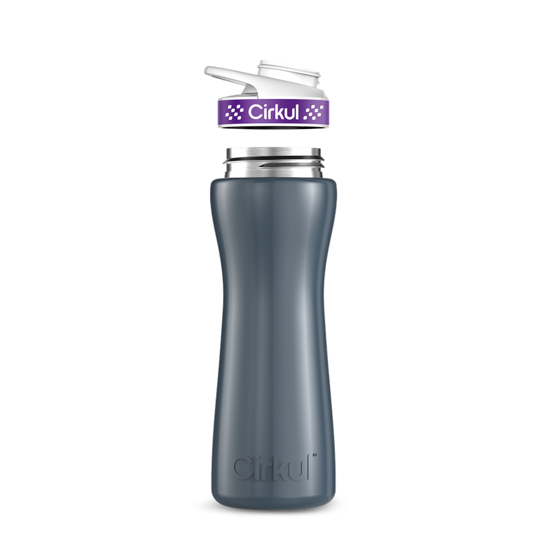22oz. Stainless Steel Bottle & Comfort Grip Lid - I41J