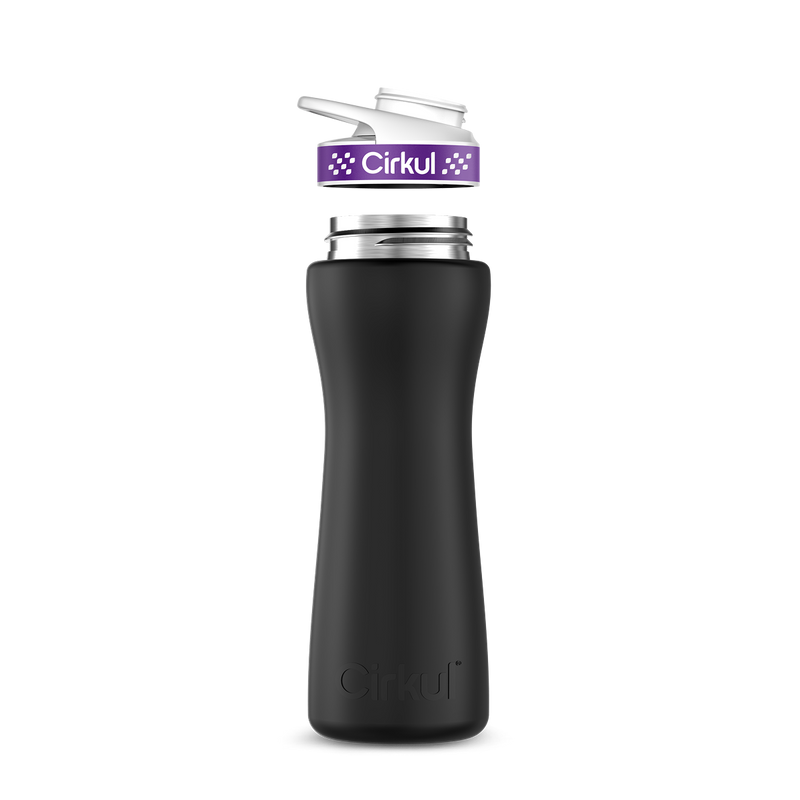 22oz. Stainless Steel Bottle & Comfort Grip Lid - I41J