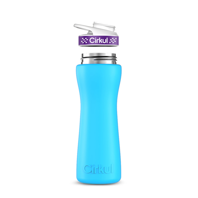 22oz. Stainless Steel Bottle & Comfort Grip Lid - I41J