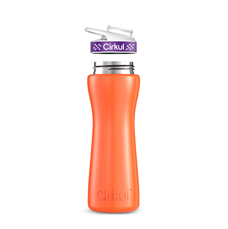 22oz. Stainless Steel Bottle & Comfort Grip Lid - I41J