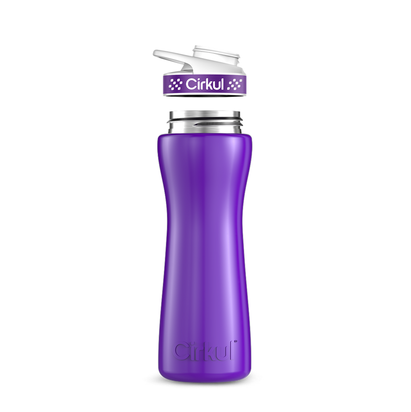 22oz. Stainless Steel Bottle & Comfort Grip Lid - I41J
