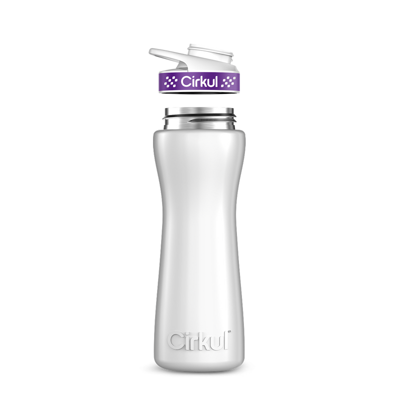 22oz. Stainless Steel Bottle & Comfort Grip Lid - I41J