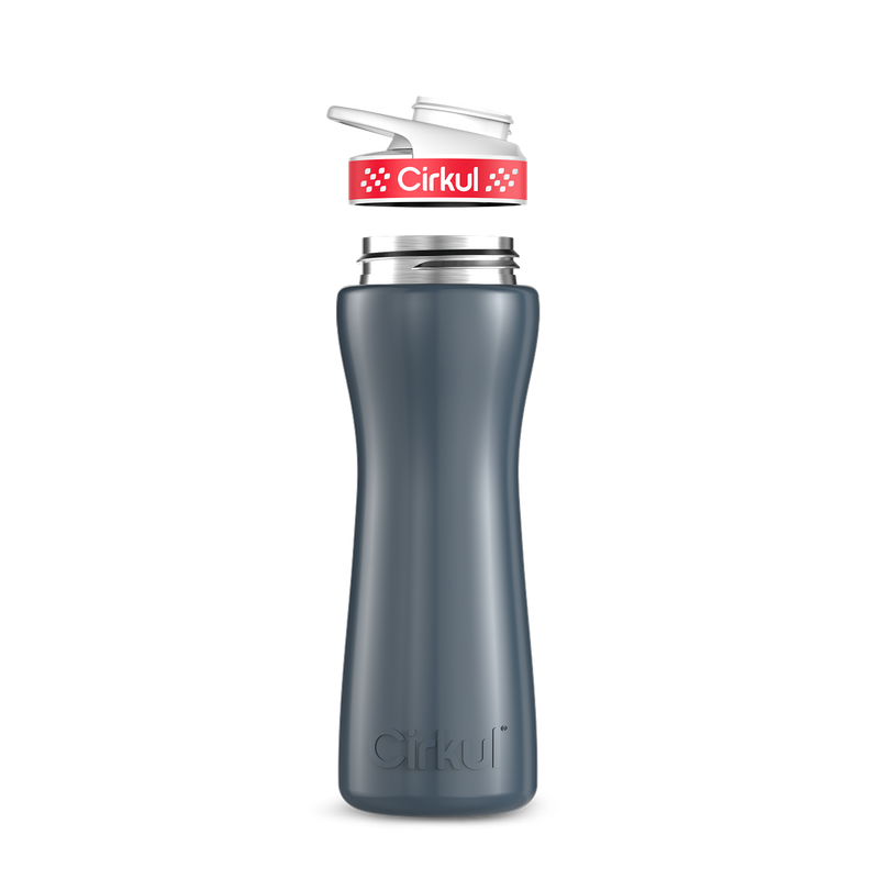 22oz. Stainless Steel Bottle & Comfort Grip Lid - I41J