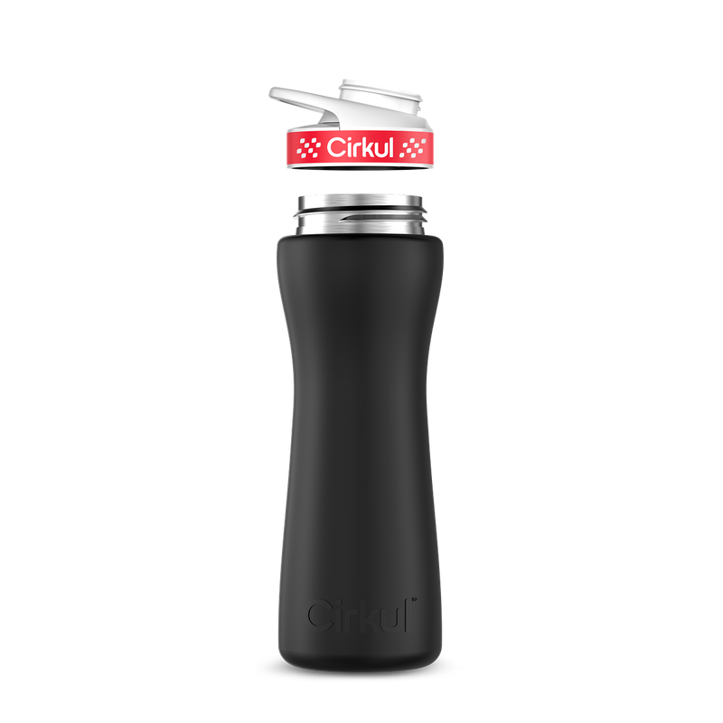 22oz. Stainless Steel Bottle & Comfort Grip Lid - I41J