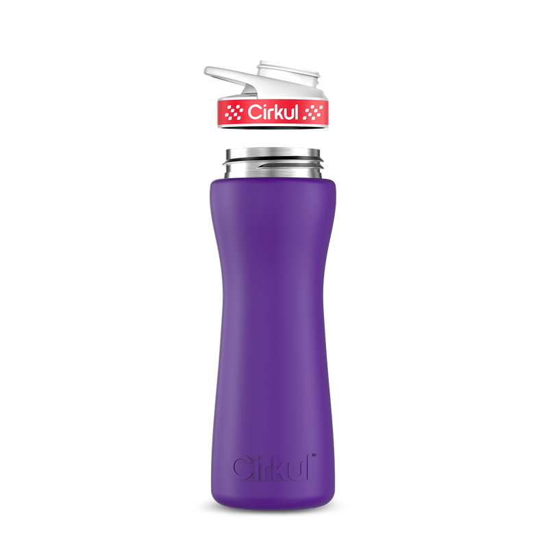 22oz. Stainless Steel Bottle & Comfort Grip Lid - I41J