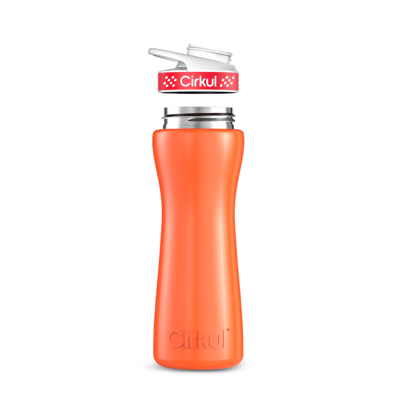 22oz. Stainless Steel Bottle & Comfort Grip Lid - I41J