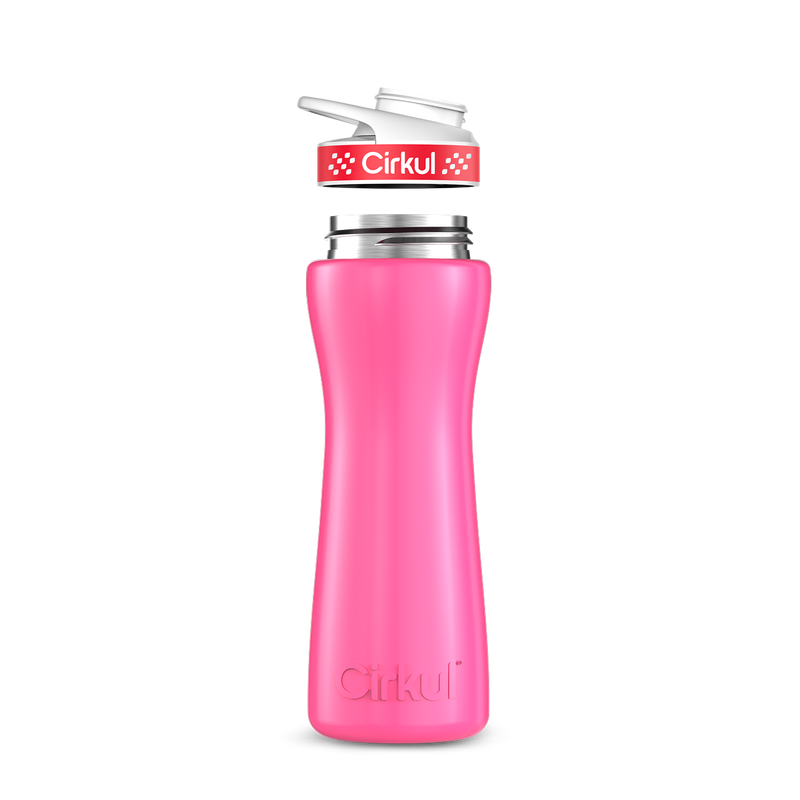 22oz. Stainless Steel Bottle & Comfort Grip Lid - I41J